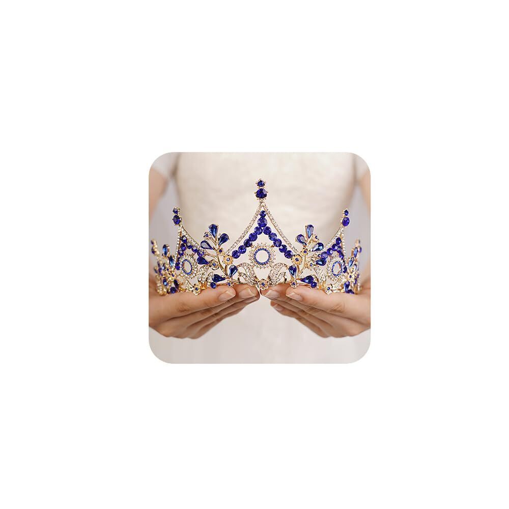 5020 Crystal Pearl Tiara for Wedding Crown Tiara Elegant Princess Queen